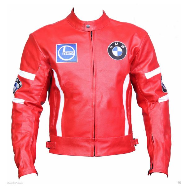 Red Leather BMW Motorcycle Jacket | BMW Jacket