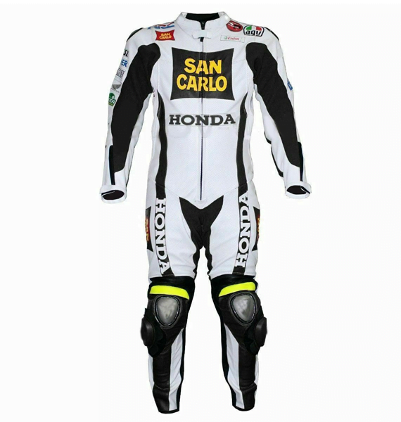 White Motogp race suit