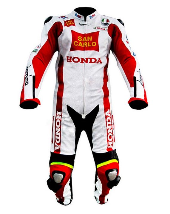 Leather Honda racing gear